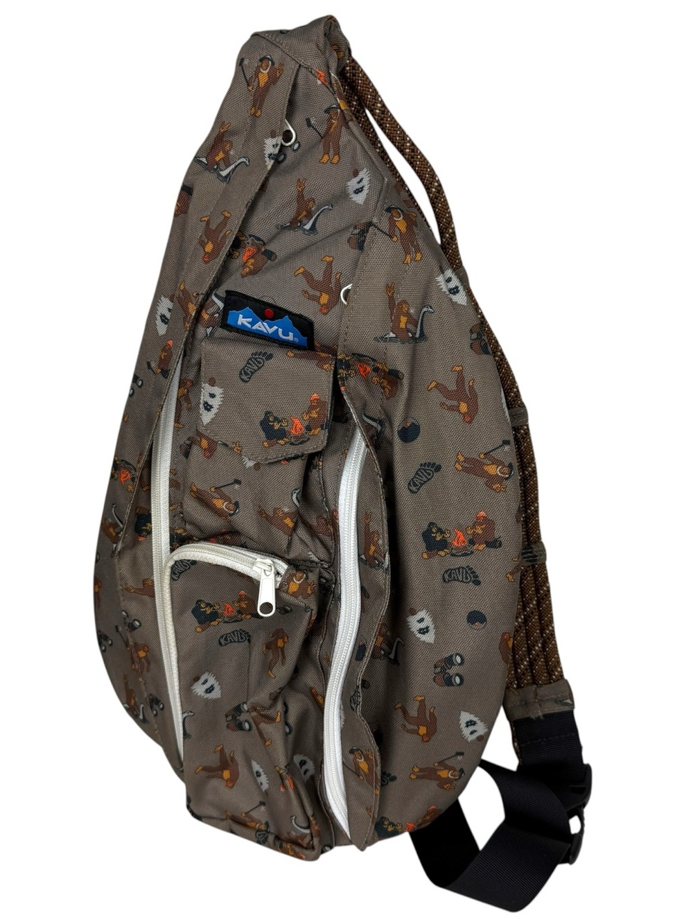 KAVU Sasquatch Bigfoot Rope Bag Backpack